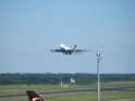 Lufthansa Airbus A 380 zu Besuch Flughafen Koeln Bonn P089